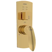 KA-GG-3163 Exposed Part Kit For 2 Inlet 3 Outlet Single Lever High Flow Diverter (Gold)