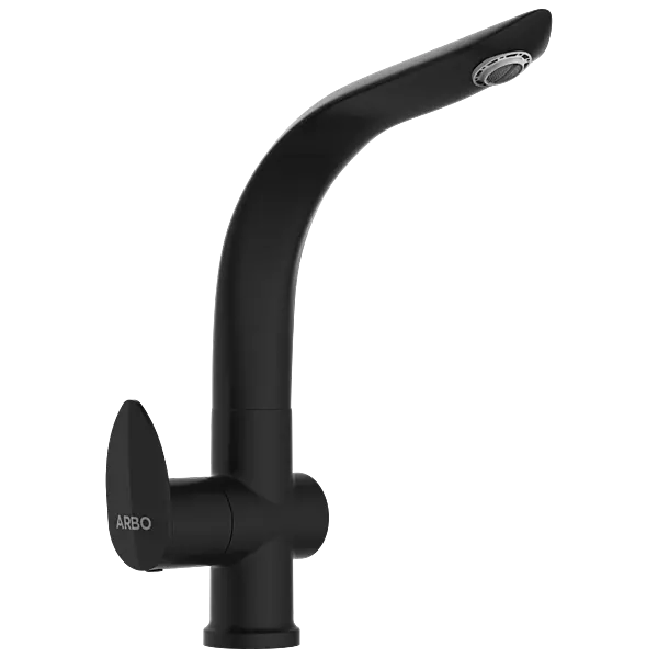KA-MB-3111 Swan Neck With Swinging Spout (Table Mounted Model) (Matt Black)