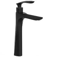 KA-MB-3117 High Neck Pillar Tap (Matt Black)