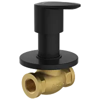 KA-MB-3123 Concealed Stop Cock 15mm Body With Upper Part Set (Matt Black)