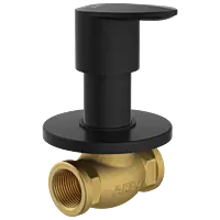 KA-MB-3124 Concealed Stop Cock 20mm Body With Upper Part Set (Matt Black)