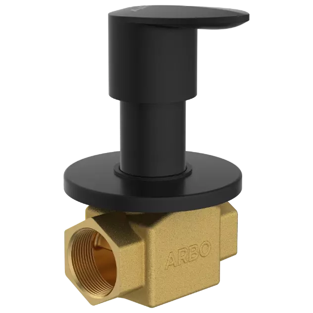 KA-MB-3125 Flush Valve 25mm Body With Upper Part Set (Matt Black)