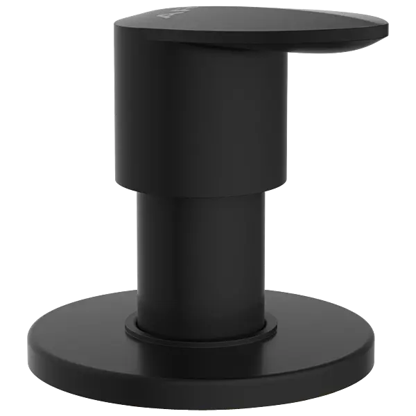 KA-MB-3140 Kia Exposed Part Kit Of Concealed Stop Cock & Flush Cock With Fitting Sleeve, Operating Lever & Adjustable Wall Flange-Matt Black