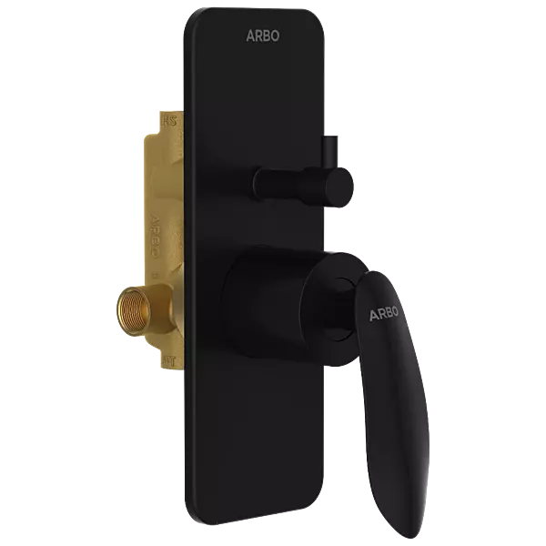 KA-MB-3152 High Flow Diverter Body With Upper Part Set (Matt Black)