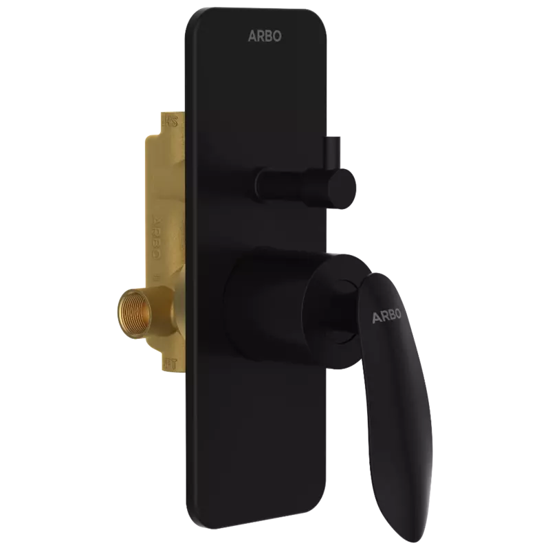 KA-MB-3152 High Flow Diverter Body With Upper Part Set (Matt Black)
