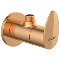 KA-RG-3104 Angle Cock With Wall Flange (Rose Gold)
