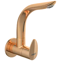 KA-RG-3108 Sink Cock With Swinging Spout With Wall Flange (Wall Mounted Model) (Rose Gold)