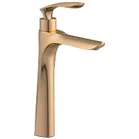 KA-RG-3117 High Neck Pillar Tap (Rose Gold)