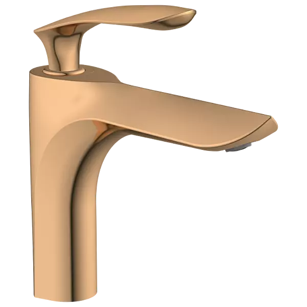 KA-RG-3127 Single Lever Basin Mixer With Braided Hoses (Table Mounted Model) (Rose Gold)