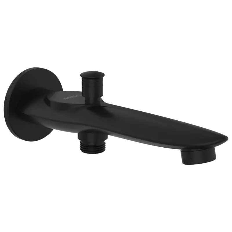 SP-MB-5320 Bath Tub Spout With Button Attachment (Kia Collection) (Matt Black)
