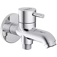 LX-1306 2 Way Bib Tap With Wall Flange