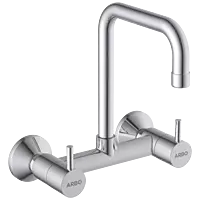 LX-1314 Sink Mixer With Swinging Spout With Connecting Legs With Wall Flange (Wall Mounted Model)