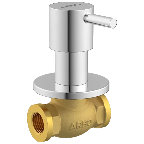 LX-1323 Concealed Stop Cock 15mm Body With Upper Part Set
