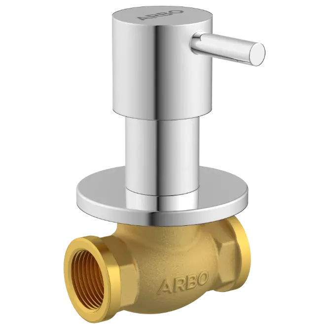LX-1324 Concealed Stop Cock 20mm Body With Upper Part Set