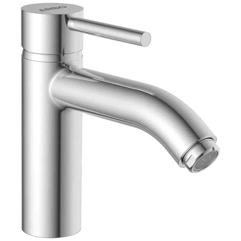 LX-1327 Single Lever Basin Mixer With Braided Hoses (Table Mounted Model)