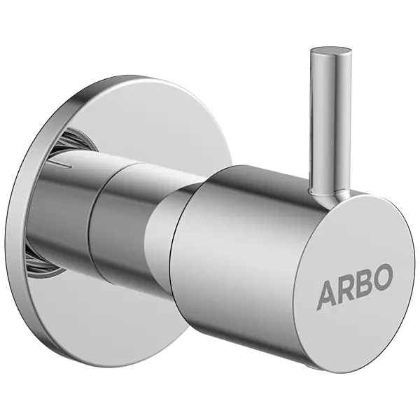 LX-1340 Exposed Part Kit Of Concealed Stop Cock & Flush Cock With Fitting Sleeve, Operating Lever & Adjustable Wall Flange