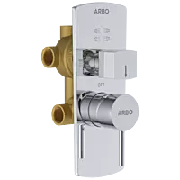 LX-1353 2 Inlet 3 Outlet High Flow Diverter Body With Upper Part Set