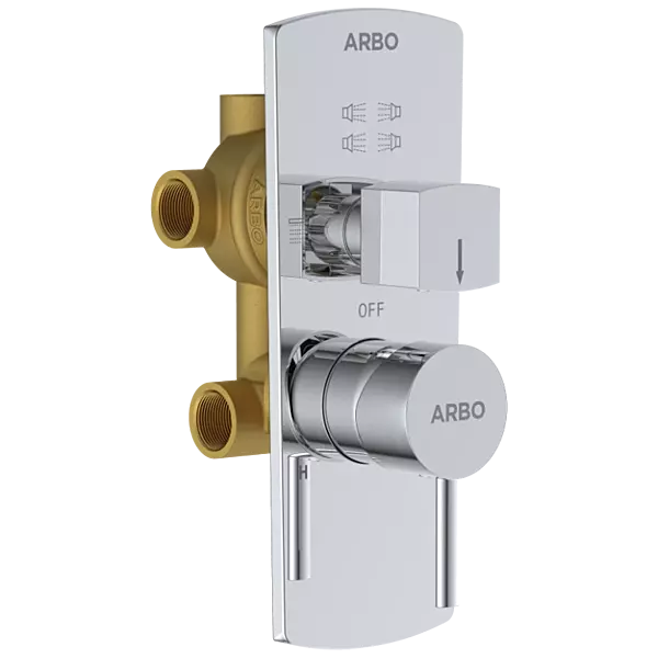 LX-1353 2 Inlet 3 Outlet High Flow Diverter Body With Upper Part Set