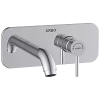 LX-1367 Exposed Part Kit For Single Lever Basin Mixer Wall Mounted With Consisting Of Operative Lever, Basin Spout & Wall Flange