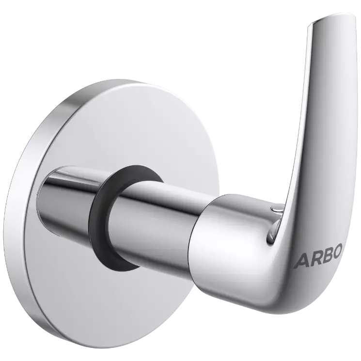 CM-2540 Exposed Part Kit Of Concealed Stop Cock & Flush Cock With Fitting Sleeve, Operating Lever & Adjustable Wall Flange