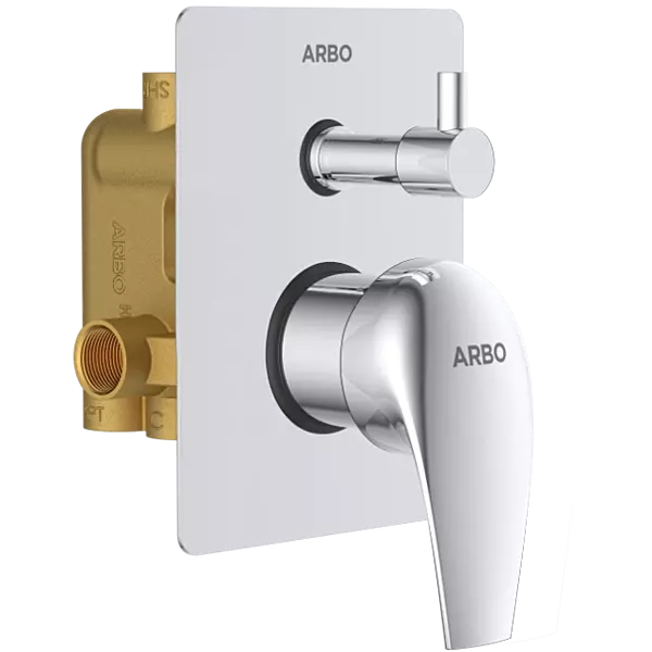 CM-2555 3 Inlet 2 Outlet High Flow Diverter Body With Upper Part Set