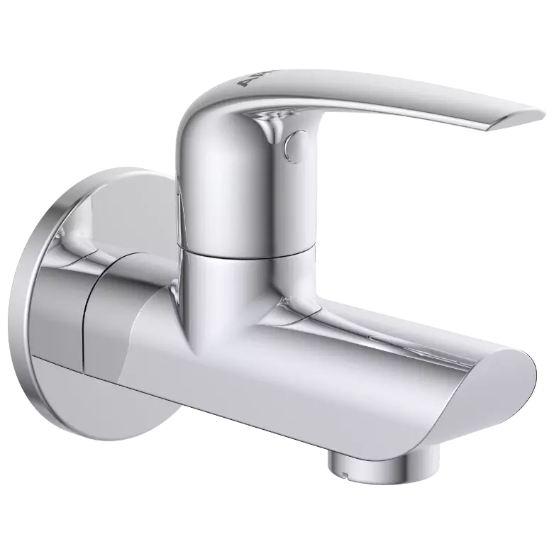 CM-2502 Bib Tap With Wall Flange
