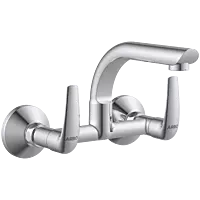 CM-2513 Sink Mixer With Swinging Spout With Connecting Legs With Wall Flange (Wall Mounted Model)