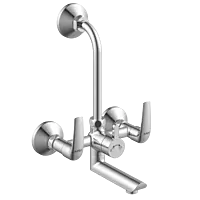 CM-2520 Wall Mixer 2 In 1 With Connecting Legs With Wall Flange