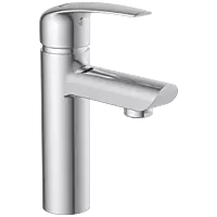 CM-2527 Single Lever Basin Mixer With Braided Hoses (Table Mounted Model)