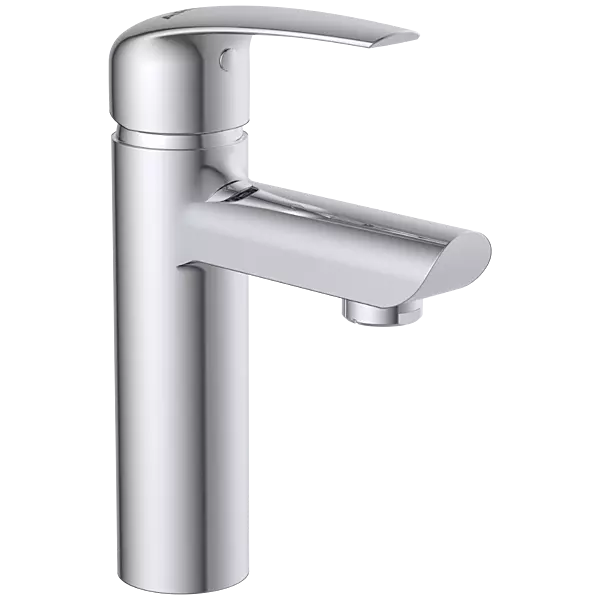 CM-2527 Single Lever Basin Mixer With Braided Hoses (Table Mounted Model)