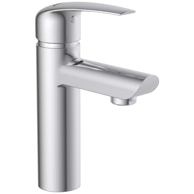 CM-2527 Single Lever Basin Mixer With Braided Hoses (Table Mounted Model)