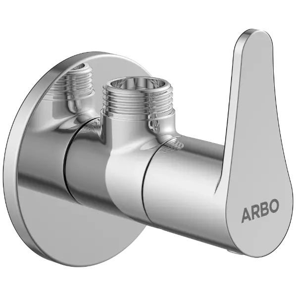 PR-2104 Angle Cock With Wall Flange