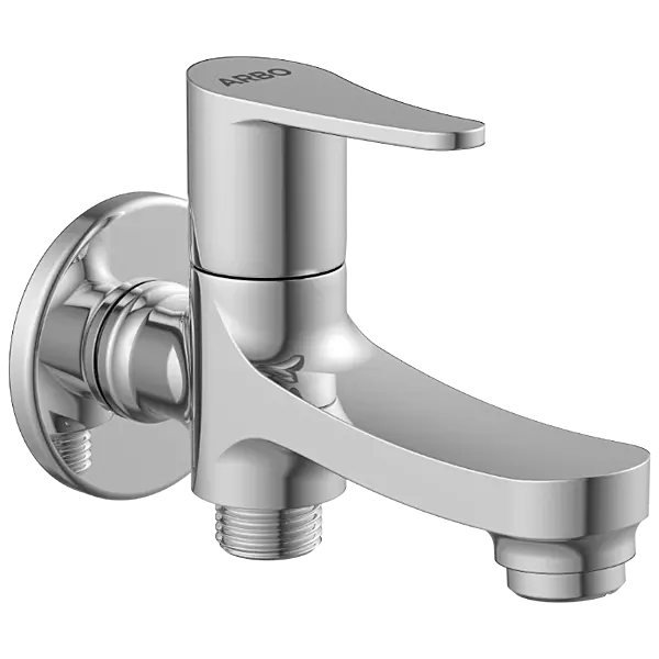 PR-2106 2 Way Bib Tap With Wall Flange