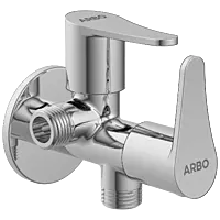 PR-2107 2 Way Angle Cock With Wall Flange