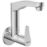 PR-2109 Sink Cock With Swinging Spout With Wall Flange (Wall Mounted Model)