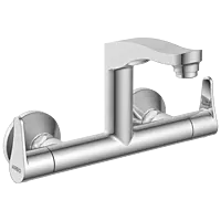 PR-2114 Sink Mixer With Swinging Spout With Connecting Legs With Wall Flange (Wall Mounted Model)