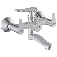 PR-2121 Wall Mixer 2 In 1 With Crutch, Connecting Legs With Wall Flange