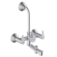 PR-2122 Wall Mixer 3 In 1 With Connecting Legs With Wall Flange