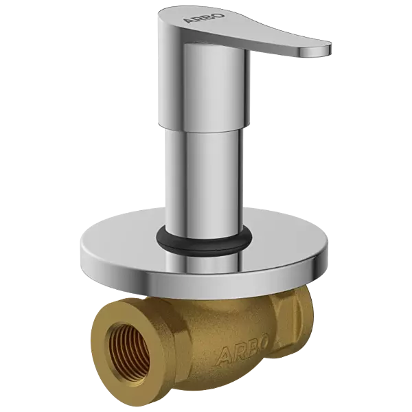 PR-2123 Concealed Stop Cock 15mm Body With Upper Part Set