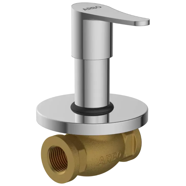 PR-2123 Concealed Stop Cock 15mm Body With Upper Part Set