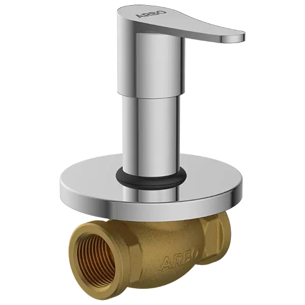 PR-2124 Concealed Stop Cock 20mm Body With Upper Part Set