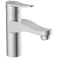 PR-2127 Single Lever Basin Mixer With Braided Hoses (Table Mounted Model)