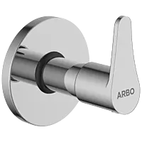 PR-2140 Exposed Part Kit Of Concealed Stop Cock & Flush Cock With Fitting Sleeve, Operating Lever & Adjustable Wall Flange