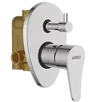 PR-2155 3 Inlet 2 Outlet High Flow Diverter Body With Upper Part Set