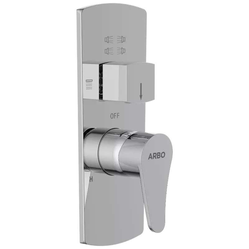 PR-2163 Exposed Part Kit For 2 Inlet 3 Outlet Single Lever High Flow Diverter