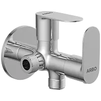 SL-2607 2 Way Angle Cock With Wall Flange