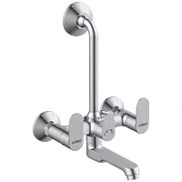 SL-2620 Wall Mixer 2 In 1 With Connecting Legs With Wall Flange