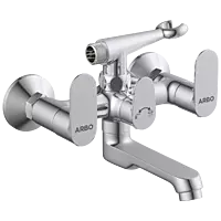 SL-2621 Wall Mixer 2 In 1 With Crutch, Connecting Legs With Wall Flange