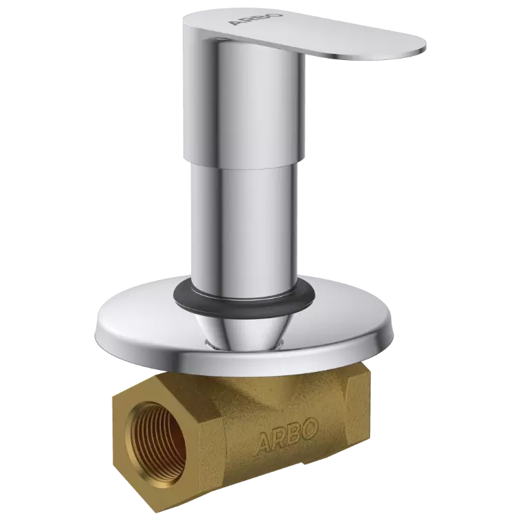 SL-2623 Concealed Stop Cock 15mm Body With Upper Part Set