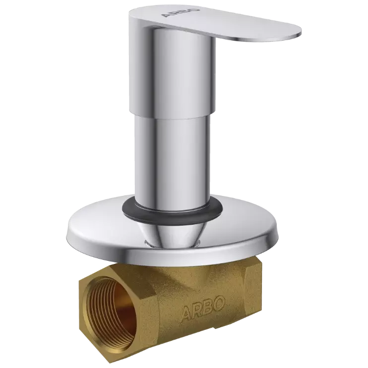 SL-2624 Concealed Stop Cock 20mm Body With Upper Part Set